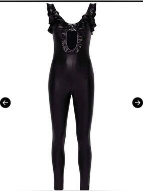 NEW Versace Jeans Couture Black V-Emblem Jumpsuit